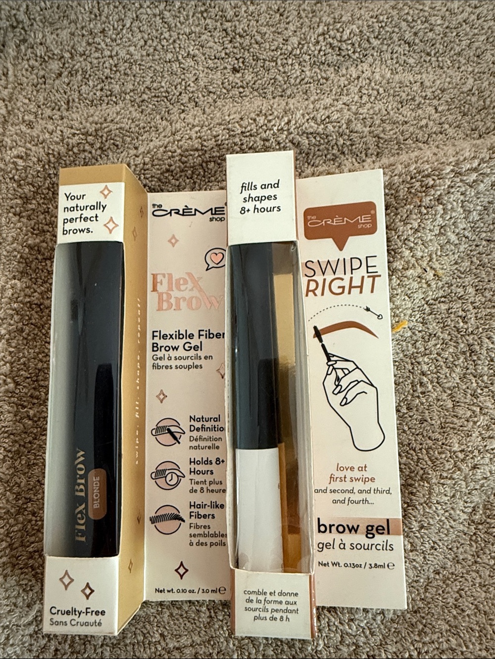 Flex Brow & Swipe Right Brow Gel Set — Blonde The Crème